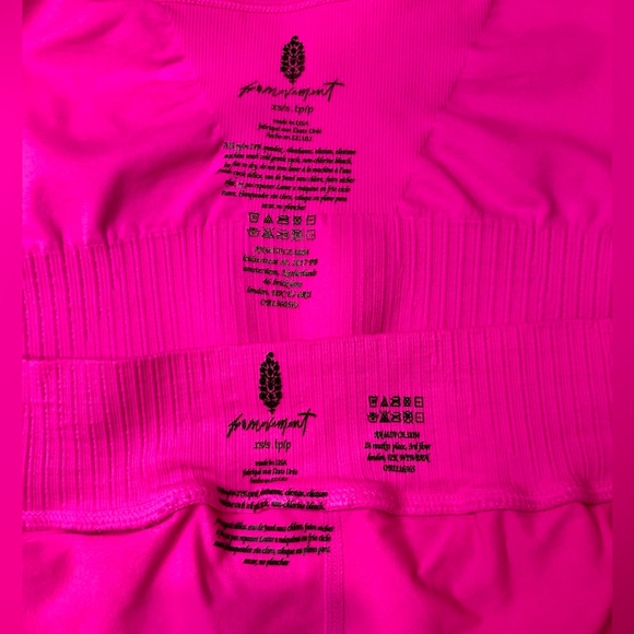 FREE PEOPLE BUNDLE OF Good Karma Square Neck Bra AND Micro Shorts - Picture 4 of 7